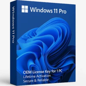 Windows 11 Pro OEM License Key for 1 PC – Lifetime Activation Key