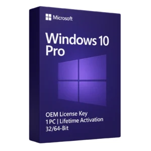 Windows 10 Pro OEM License Key for 1 PC – Lifetime Activation